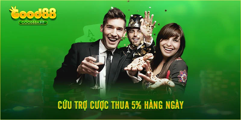 Cứu trợ cược thua 5% hàng ngày