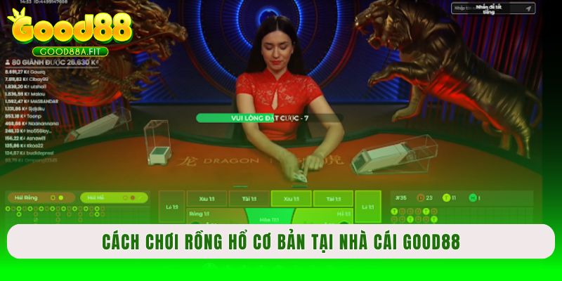 Cách chơi Rồng hổ cơ bản tại nhà cái Good88