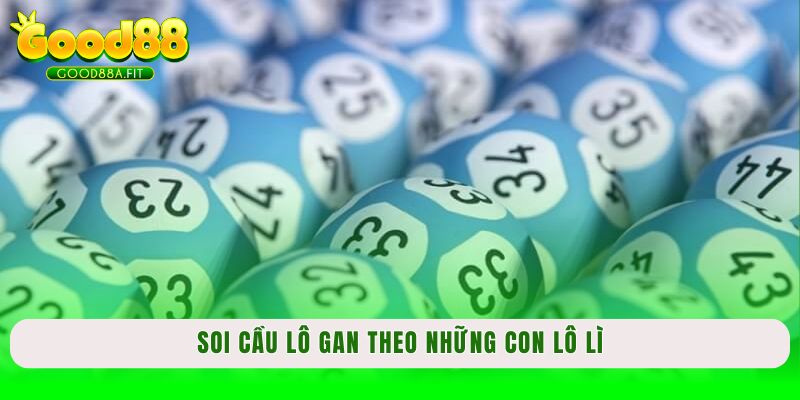 Soi cầu lô gan theo những con lô lì